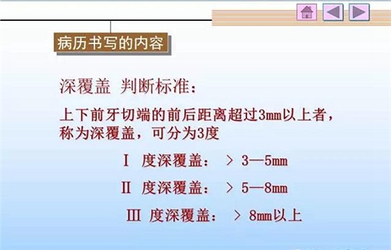 口腔正畸学病历书写  