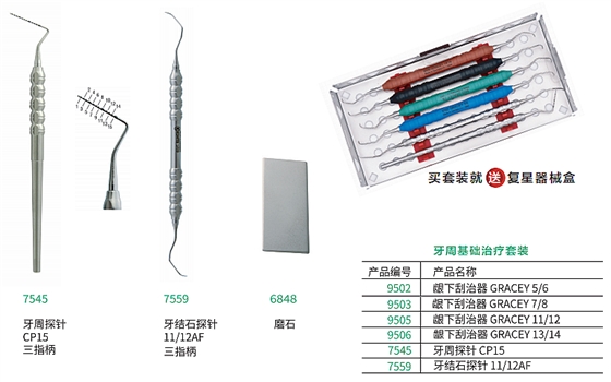 德国科勒牙周基础治疗套装