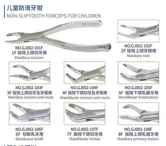 上海伟荣防滑儿童拔牙钳 