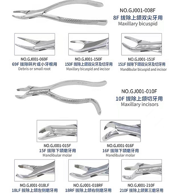 上海伟荣防滑拔牙钳 