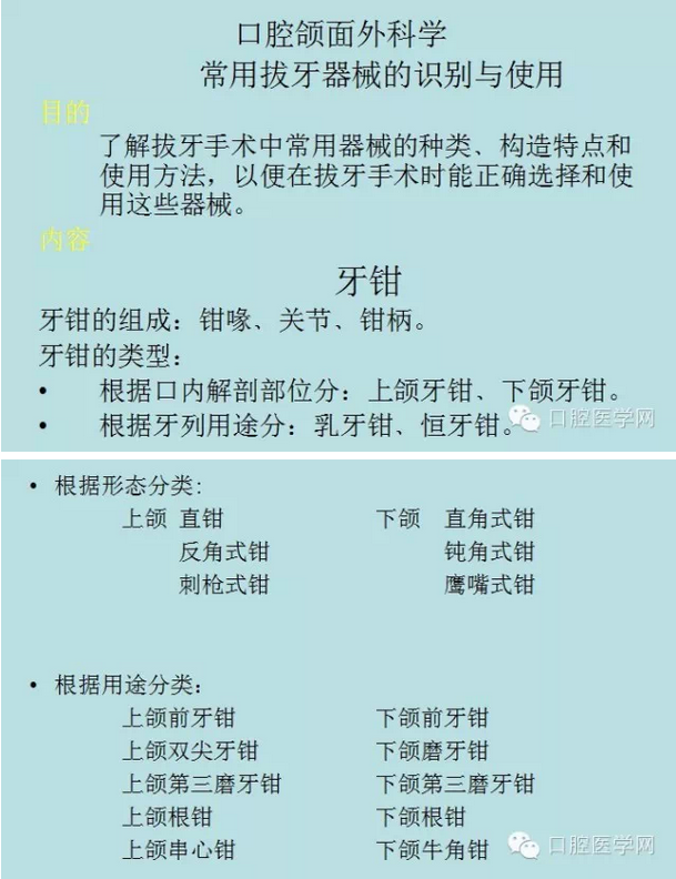 钳子、挺子、锤子......口外基础知识汇总