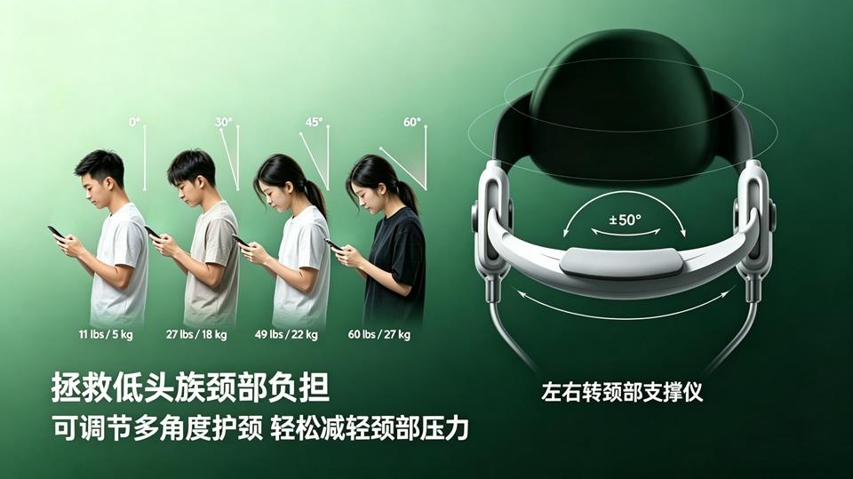 左右转颈椎支撑仪 ,低头族必备。脖子能左右转的颈椎支撑仪还有哪家有？